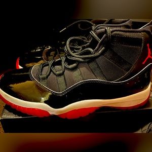 Jordan Retro 11. Gently worn. Red and Black. Size 13.